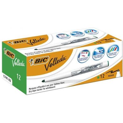Bic, Marker, Whiteboard-Marker 1741 Rund 1,4 mm Grün (12x) Bic, Marker, Whiteboard-Marker 1741 Rund 1,4 mm Grün (12x)