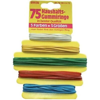 Magni, Gummiband, Gummiringe auf Karte sortiert (5 Stk.) Magni, Gummiband, Gummiringe auf Karte sortiert (5 Stk.)