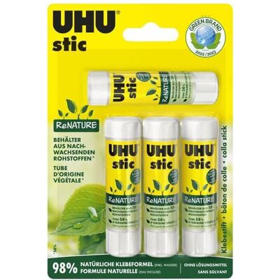 UHU, Klebestift, 4 stic ReNATURE Klebestifte 4x 8,2 g UHU, Klebestift, 4 stic ReNATURE Klebestifte 4x 8,2 g