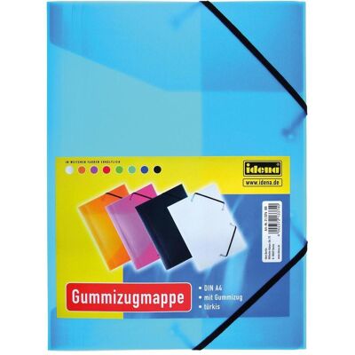 Idena, Mappe, Sammelmappe A4 PP mit Gummizug türkis (A4, 1x) Idena, Mappe, Sammelmappe A4 PP mit Gummizug türkis (A4, 1x)
