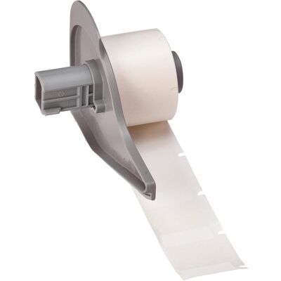Brady, Etikettenrolle, M7-19-499, Nylongewebe, Weiss, matt, 25.40 x 25.40 mm, permanent (250 E.) (33.32 mm) Brady, Etikettenrolle, M7-19-499, Nylongewebe, Weiss, matt, 25.40 x 25.40 mm, permanent (250 E.) (33.32 mm)