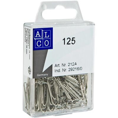 Alco, Büroklammer, Büroklammern eckig 26 mm (1x) Alco, Büroklammer, Büroklammern eckig 26 mm (1x)