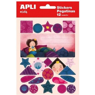 Apli, Etiketten, Etiketten für Notizbücher im Block Apli, Etiketten, Etiketten für Notizbücher im Block