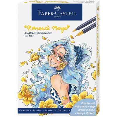 Faber-Castell, Marker, Goldfaber Sketch Marker, Collection No. 1. (8x) Faber-Castell, Marker, Goldfaber Sketch Marker, Collection No. 1. (8x)