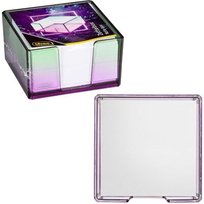 Idena, Haftnotiz, Zettelbox Bicolor Acryl 450 Blatt 80g/m² pink/grün 103x103x57mm (103 x 103 mm) Idena, Haftnotiz, Zettelbox Bicolor Acryl 450 Blatt 80g/m² pink/grün 103x103x57mm (103 x 103 mm)