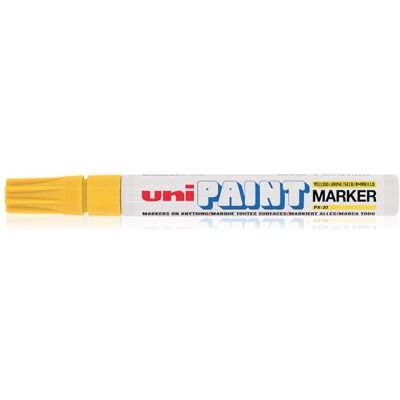 Uni-ball, Marker, Permanent-Marker PAINT (PX-20), gelb (1x) Uni-ball, Marker, Permanent-Marker PAINT (PX-20), gelb (1x)