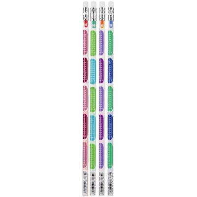 Starpak, Bleistift, HB-Bleistift mit Radiergummi, Einmaleins, 4 Stück (HB, 4x) Starpak, Bleistift, HB-Bleistift mit Radiergummi, Einmaleins, 4 Stück (HB, 4x)