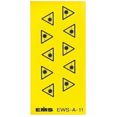 EFB Laserwarnetikett - Sicherheit - Packung 10 EFB Laserwarnetikett - Sicherheit - Packung 10