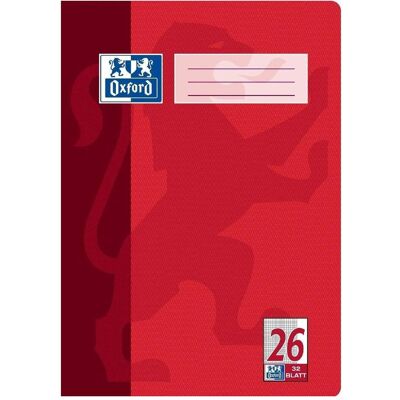 Oxford, Heft + Block, Schulheft, A4, Lineatur 26 (A4, Kariert) Oxford, Heft + Block, Schulheft, A4, Lineatur 26 (A4, Kariert)