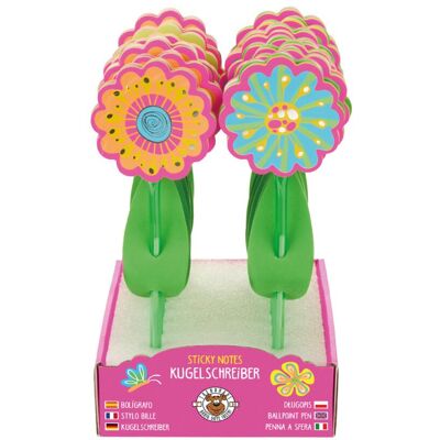 Trendhaus, Schreibstifte, Kugelschreiber Good Feelings Blume mit Sticky-Notes 2fach sortiert Trendhaus, Schreibstifte, Kugelschreiber Good Feelings Blume mit Sticky-Notes 2fach sortiert