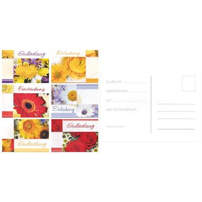 Magni, Grusskarte + Briefpapier, Einladungskarten 100x5 Stück 4fach sortiert (100 Stk.) Magni, Grusskarte + Briefpapier, Einladungskarten 100x5 Stück 4fach sortiert (100 Stk.)