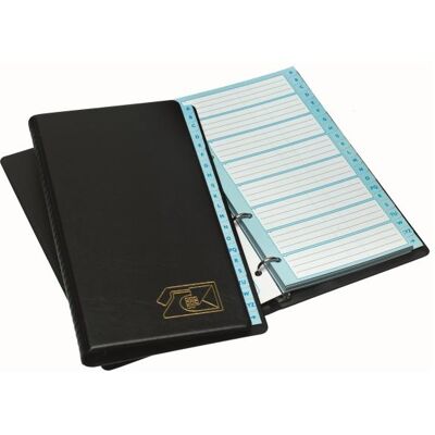 Bantex, Kalender, Telefonregister Copenhagen medium sort (A5) Bantex, Kalender, Telefonregister Copenhagen medium sort (A5)