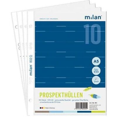 Durable, Mappe, 100 Prospekthüllen A5 802 (A5, 100x) Durable, Mappe, 100 Prospekthüllen A5 802 (A5, 100x)