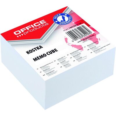 Office Products, Haftnotiz, Notizblock, 85x85x40mm, weiss (85 x 85 mm) Office Products, Haftnotiz, Notizblock, 85x85x40mm, weiss (85 x 85 mm)