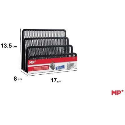 Main paper, Schreibtisch Accessoire, Schreibtisch-Organizer aus Netzstoff, schwarzes Metall Main paper, Schreibtisch Accessoire, Schreibtisch-Organizer aus Netzstoff, schwarzes Metall