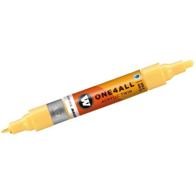 Molotow, Marker, Marqueur pour Maquettes - One4All Twin - Acrylique Vanille Pastel - 1,5/4mm - -115 - 15 cm (1x) Molotow, Marker, Marqueur pour Maquettes - One4All Twin - Acrylique Vanille Pastel - 1,5/4mm - -115 - 15 cm (1x)