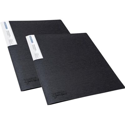Rapesco Mappe, Präsentationsbuch Keimfrei antibakteriell DIN A4 Schwarz 240 mm x 310 mm (A4, 2x) Rapesco Mappe, Präsentationsbuch Keimfrei antibakteriell DIN A4 Schwarz 240 mm x 310 mm (A4, 2x)