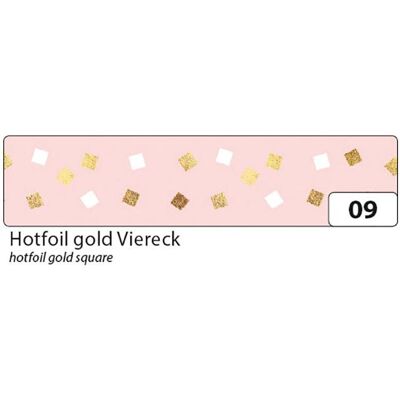 Magni, Washi Tape, Washi Tape 5 m x 15 mm gold Viereck Magni, Washi Tape, Washi Tape 5 m x 15 mm gold Viereck