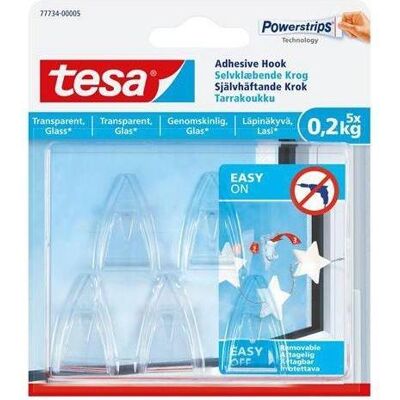 tesa, Klebehaken + Klebenagel, 77734 HOOKS DECO. 5X0.2KG tesa, Klebehaken + Klebenagel, 77734 HOOKS DECO. 5X0.2KG