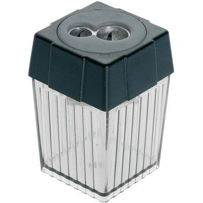 Alco, Spitzer, Doppelspitzdose 7,8 und 11mm quadratisch Material des Spitzers: Stahl Material des Behälters: Pol... Alco, Spitzer, Doppelspitzdose 7,8 und 11mm quadratisch Material des Spitzers: Stahl Material des Behälters: Pol...