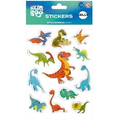 Dymo Sticker, Aufkleber BOO Dinosaurier (12 Sticker) Dymo Sticker, Aufkleber BOO Dinosaurier (12 Sticker)