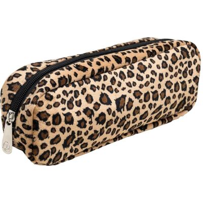 Exacompta, Etui, Schlampermäppchen Leopard, rechteckig, Kunstfell, 22x6x8 cm Exacompta, Etui, Schlampermäppchen Leopard, rechteckig, Kunstfell, 22x6x8 cm