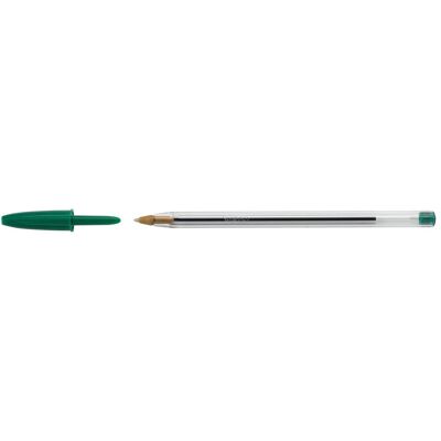 Bic, Schreibstifte, Einwegkugelschreiber Cristal Strichstärke: 0,32 mm Schreibfarbe: grün (1x) Bic, Schreibstifte, Einwegkugelschreiber Cristal Strichstärke: 0,32 mm Schreibfarbe: grün (1x)