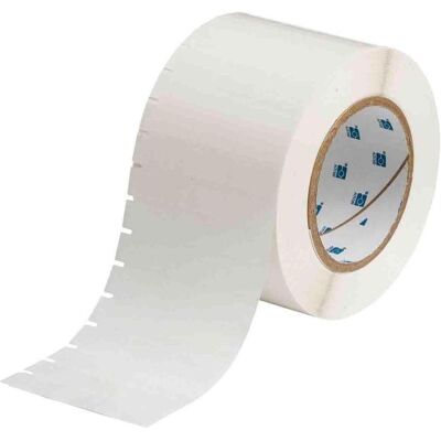 Brady, Etikettenrolle, THT-39-430-10, Polyester, Transparent, glänzend, 25.40 x 12.70 mm, permanent, 3-bahnig (1000 (85.09 mm) Brady, Etikettenrolle, THT-39-430-10, Polyester, Transparent, glänzend, 25.40 x 12.70 mm, permanent, 3-bahnig (1000 (85.09 mm)