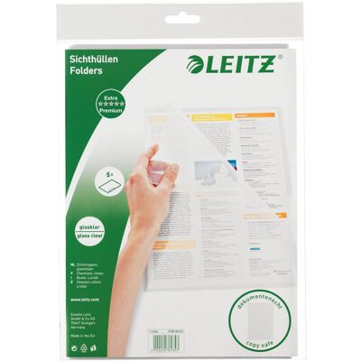 Leitz, Mappe, Premium Sichthülle (A4, 5x) Leitz, Mappe, Premium Sichthülle (A4, 5x)