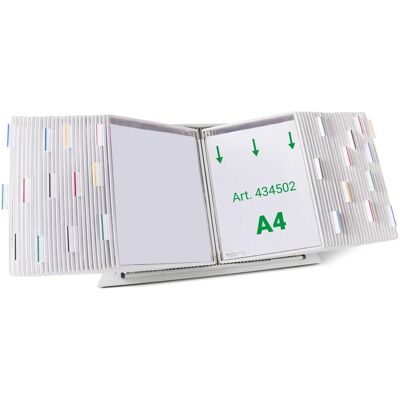 Tarifold, Informationsschild, Sichttafelsystem 434502 DIN A4 weiss mit 50 St. Sichttafeln Tarifold, Informationsschild, Sichttafelsystem 434502 DIN A4 weiss mit 50 St. Sichttafeln