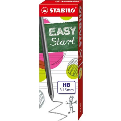 STABILO, Bleistift, EASYergo 3.15 Minen (3.15 mm, HB, 6x) STABILO, Bleistift, EASYergo 3.15 Minen (3.15 mm, HB, 6x)