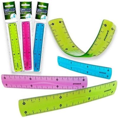 Polsirhurt, Lineal, Flexibles Lineal 15 cm MIX (15 cm) Polsirhurt, Lineal, Flexibles Lineal 15 cm MIX (15 cm)