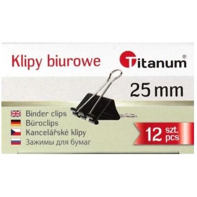Titanum, Büroklammer, Büroklammern 25mm 12 Stk (12x) Titanum, Büroklammer, Büroklammern 25mm 12 Stk (12x)