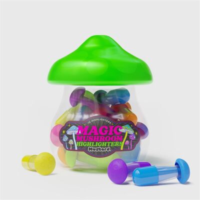 Mustard, Marker, - Magic Mushroom Highlighters - Rainbow - Compact (10x) Mustard, Marker, - Magic Mushroom Highlighters - Rainbow - Compact (10x)