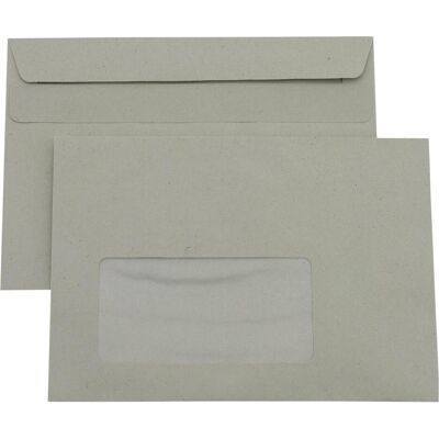 Neutralware, Briefumschlag, Briefumschlag DIN C6 162 x 114 mm (B x H) mit Fenster 75g/m² mit Selbstklebung Recyclingpapier gr... (162 x 114 mm, C6, 1000x) Neutralware, Briefumschlag, Briefumschlag DIN C6 162 x 114 mm (B x H) mit Fenster 75g/m² mit Selbstklebung Recyclingpapier gr... (162 x 114 mm, C6, 1000x)