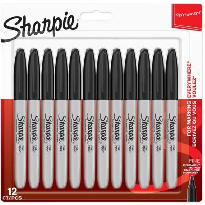 Sharpie, Marker, Rundspitze fein (12x) Sharpie, Marker, Rundspitze fein (12x)
