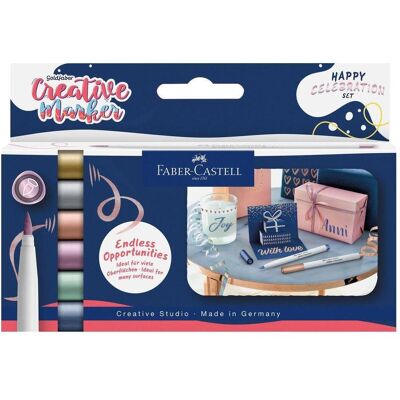 Faber-Castell, Marker, Creative Marker Gofa Brush (6x) Faber-Castell, Marker, Creative Marker Gofa Brush (6x)