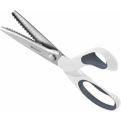 Westcott, Schere, Konturenschere Softgrip weiss-grau 24,0 cm (24 cm) Westcott, Schere, Konturenschere Softgrip weiss-grau 24,0 cm (24 cm)