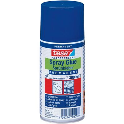 tesa, Klebstoff, Sprühkleber PERMANENT, starker Klebstoff zum Sprühen, 300ml Dose (320 g, 300 ml) tesa, Klebstoff, Sprühkleber PERMANENT, starker Klebstoff zum Sprühen, 300ml Dose (320 g, 300 ml)