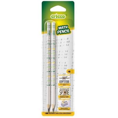 Teka, Bleistift, Dreieckiger Bleistift Multiplikationstabelle HB 2 Stk. CRICCO (HB, 2x) Teka, Bleistift, Dreieckiger Bleistift Multiplikationstabelle HB 2 Stk. CRICCO (HB, 2x)