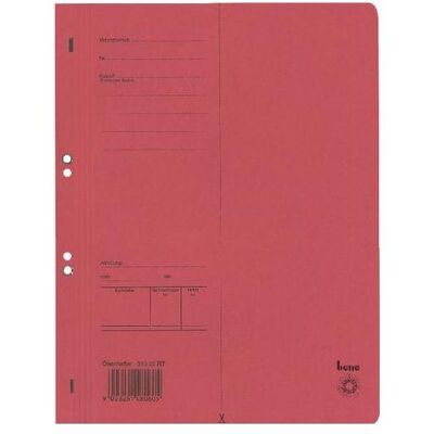 Bene, Mappe, Ösenhefter Manilakarton DIN A4 235 mm x 305 mm Rot (A4, 1x) Bene, Mappe, Ösenhefter Manilakarton DIN A4 235 mm x 305 mm Rot (A4, 1x)