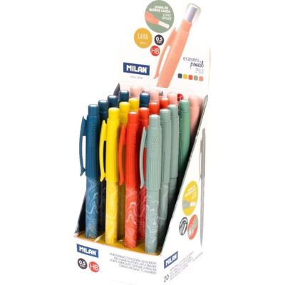 Milan, Bleistift, Druckbleistift PL1 Lava 0,5 mm (20 Stück) MAILAND (0.50 mm, HB, 20x) Milan, Bleistift, Druckbleistift PL1 Lava 0,5 mm (20 Stück) MAILAND (0.50 mm, HB, 20x)