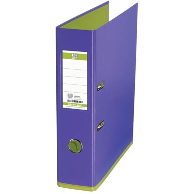 Elba, Ordner, Ordner myColour, Rückenbreite: 80 mm, violett-hellgrün DIN A4, Einband aussen (A4, 80 mm, 1 Stk.) Elba, Ordner, Ordner myColour, Rückenbreite: 80 mm, violett-hellgrün DIN A4, Einband aussen (A4, 80 mm, 1 Stk.)