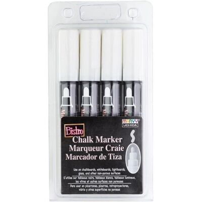Marvy, Marker, Bistro Kreidemarker 4 Stk (4x) Marvy, Marker, Bistro Kreidemarker 4 Stk (4x)