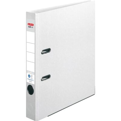 Herlitz, Ordner, Mappe maX.file nature plus, Rückenbreite: 50 mm, weiss DIN A4, Spezialpapiereinband, Rand (A4, 50 mm, 1 Stk.) Herlitz, Ordner, Mappe maX.file nature plus, Rückenbreite: 50 mm, weiss DIN A4, Spezialpapiereinband, Rand (A4, 50 mm, 1 Stk.)