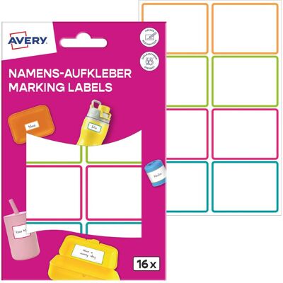 Avery Etiketten, Namens-Etiketten Avery Etiketten, Namens-Etiketten