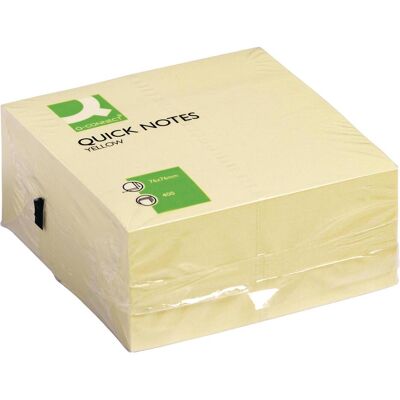 Q-Connect, Haftnotiz, Haftnotizen Quick Notes Würfel (76 x 76 mm) Q-Connect, Haftnotiz, Haftnotizen Quick Notes Würfel (76 x 76 mm)