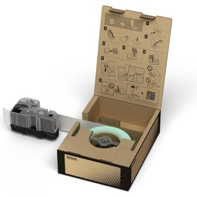 Epson Beschriftungsband, BR-PT50WB-E (5 cm, Schwarz) Epson Beschriftungsband, BR-PT50WB-E (5 cm, Schwarz)
