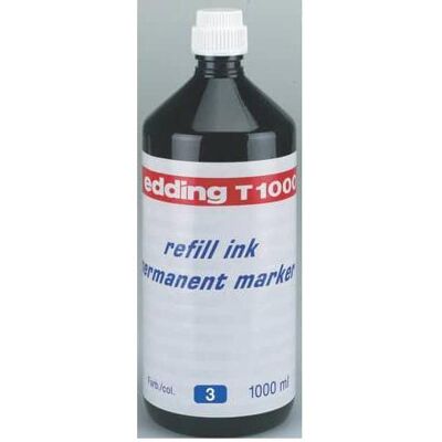 Edding, Marker, Nachfülltinte Marker T1000 Flasche blau 1.000ml Edding, Marker, Nachfülltinte Marker T1000 Flasche blau 1.000ml