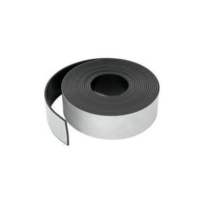 Rillprint, Magnet, Magnetband, 50 mm x 5 m, weiss Materialdicke: 0,6 mm, zur Beschriftung von Rillprint, Magnet, Magnetband, 50 mm x 5 m, weiss Materialdicke: 0,6 mm, zur Beschriftung von